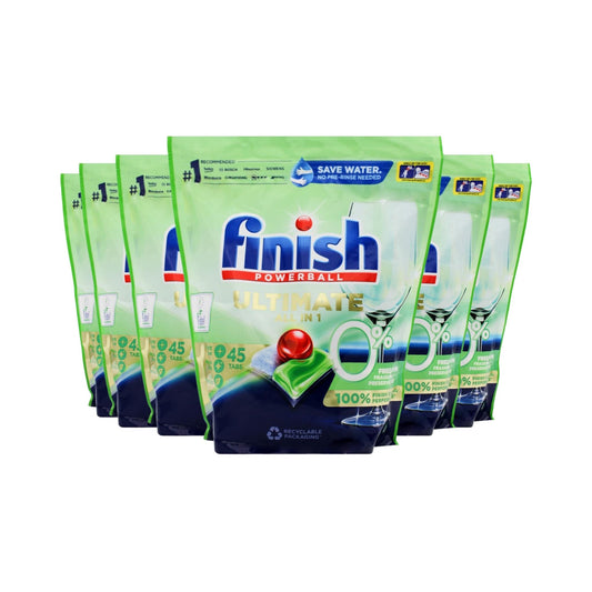 Finish Powerball Ultimate All In 1 Dishwashing Tablets 45 Count x 6 Pack