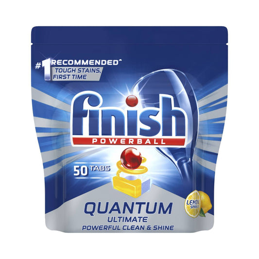 Finish Powerball Quantum Ultimate Lemon Sparkle 50 Pack