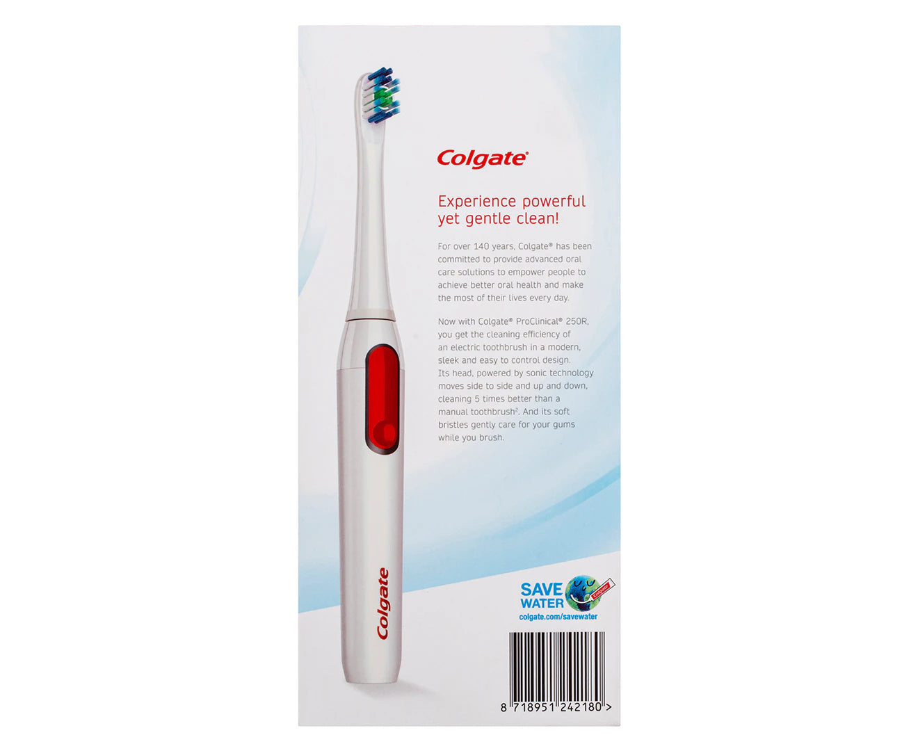 Colgate ProClinical 250R Deep Clean Electric Toothbrush (White)