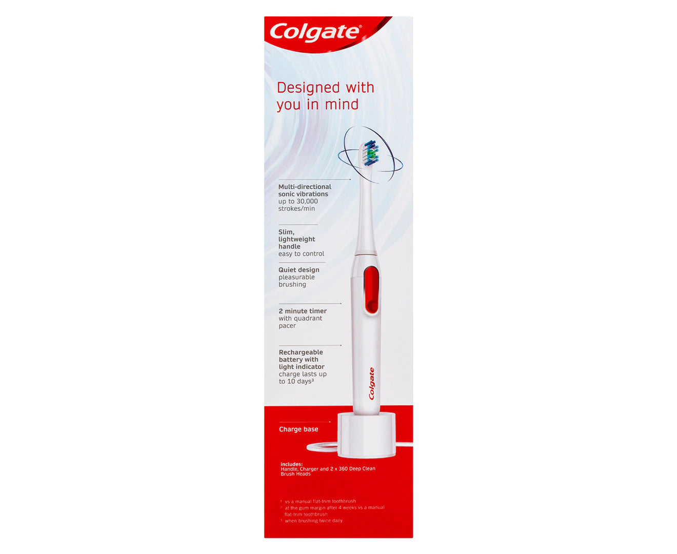 Colgate ProClinical 250R Deep Clean Electric Toothbrush (White)