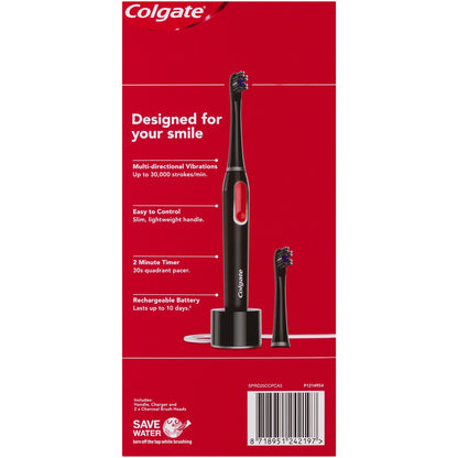 Colgate ProClinical 250R Charcoal Electric Toothbrush (Black)