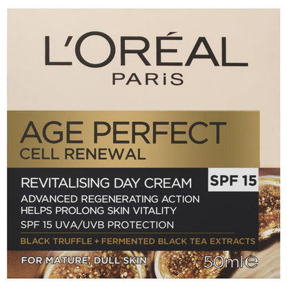 L'Oreal Paris Age Perfect Cell Renewal Revitalizing Day Cream SPF15 50ml