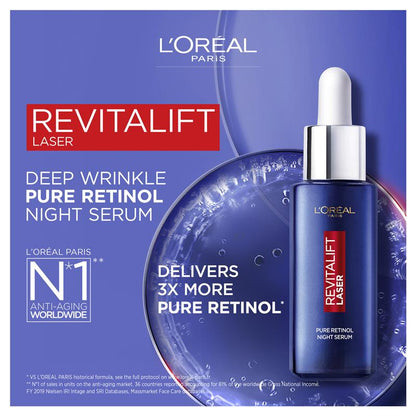 L'Oreal Paris Revitalift Laser Pure Retinol Night Serum 30ml