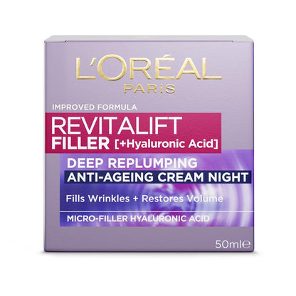 L'Oreal Paris Revitalift Filler [HA] Night Moisturiser 50ml