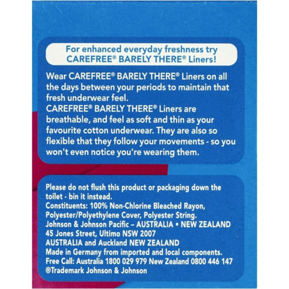 Carefree Original Tampons Regular 40 Pack (6 x)