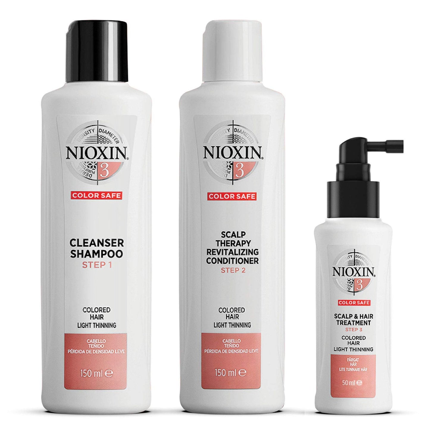 Nioxin System 3 Starter Kit – Thicker, Fuller Hair for Chemically Treated Hair