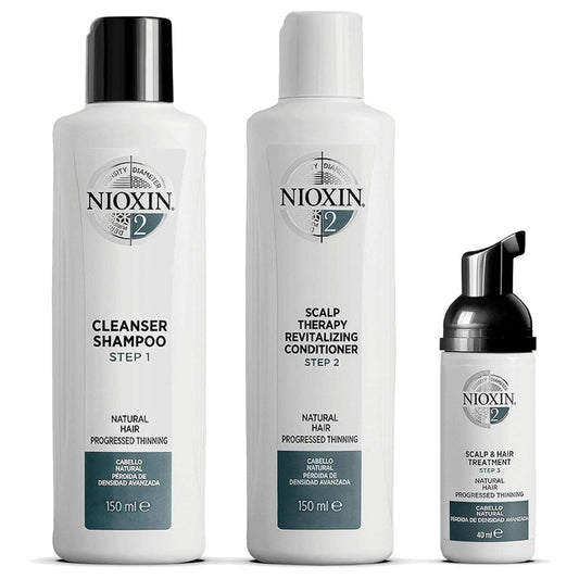 Nioxin System 2 Starter Kit – Advanced Care for Thinning Natural Hair