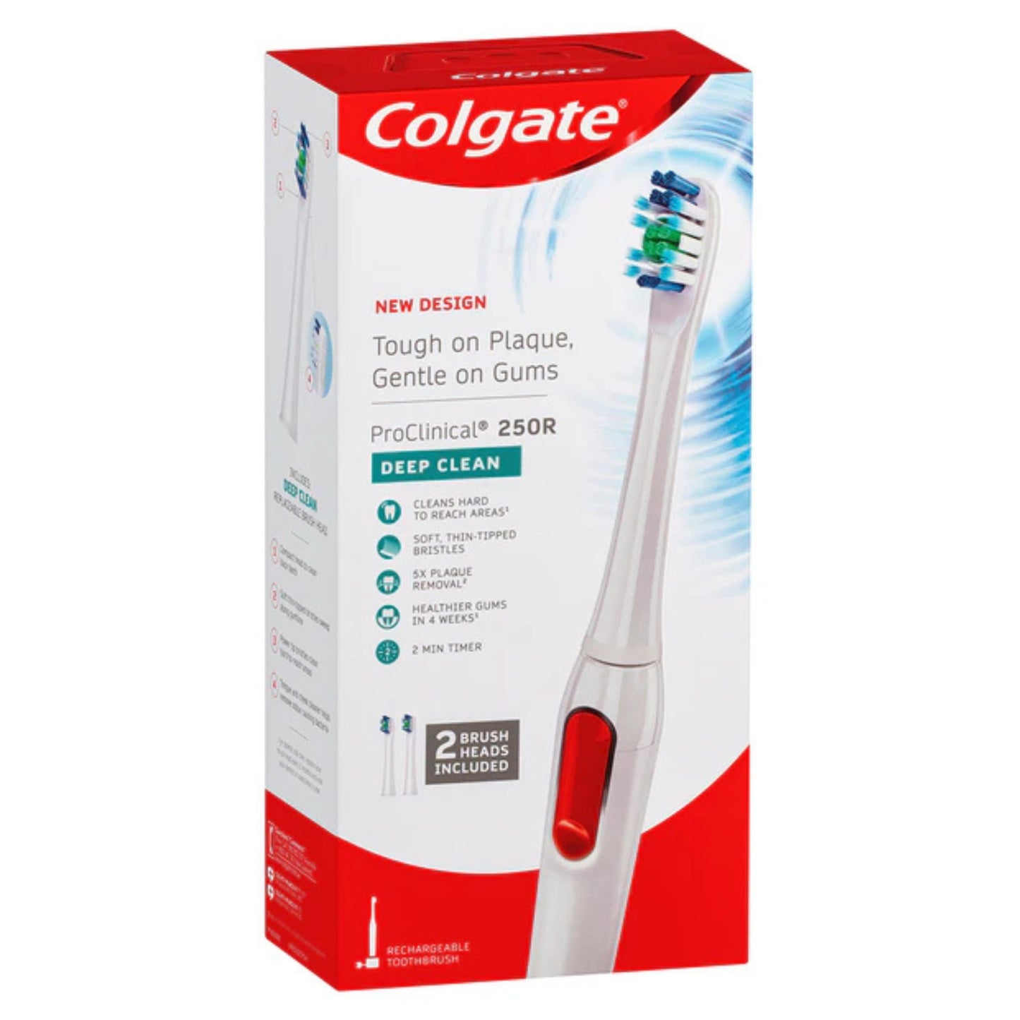 Colgate ProClinical 250R Deep Clean Electric Toothbrush (White)