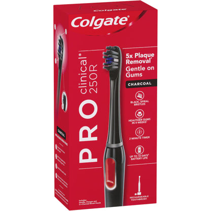 Colgate ProClinical 250R Charcoal Electric Toothbrush (Black)