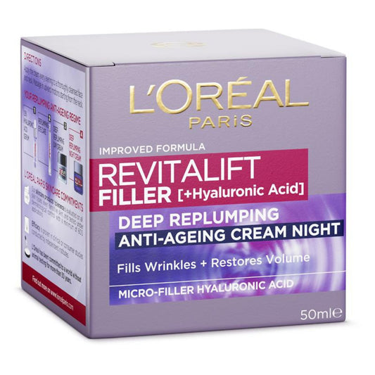 L'Oreal Paris Revitalift Filler [HA] Night Moisturiser 50ml