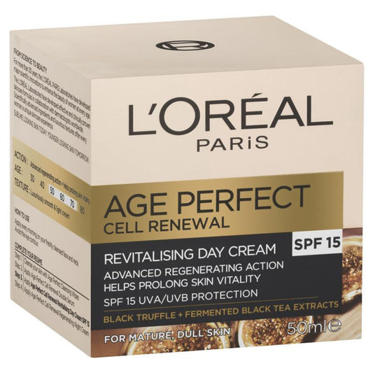 L'Oreal Paris Age Perfect Cell Renewal Revitalizing Day Cream SPF15 50ml